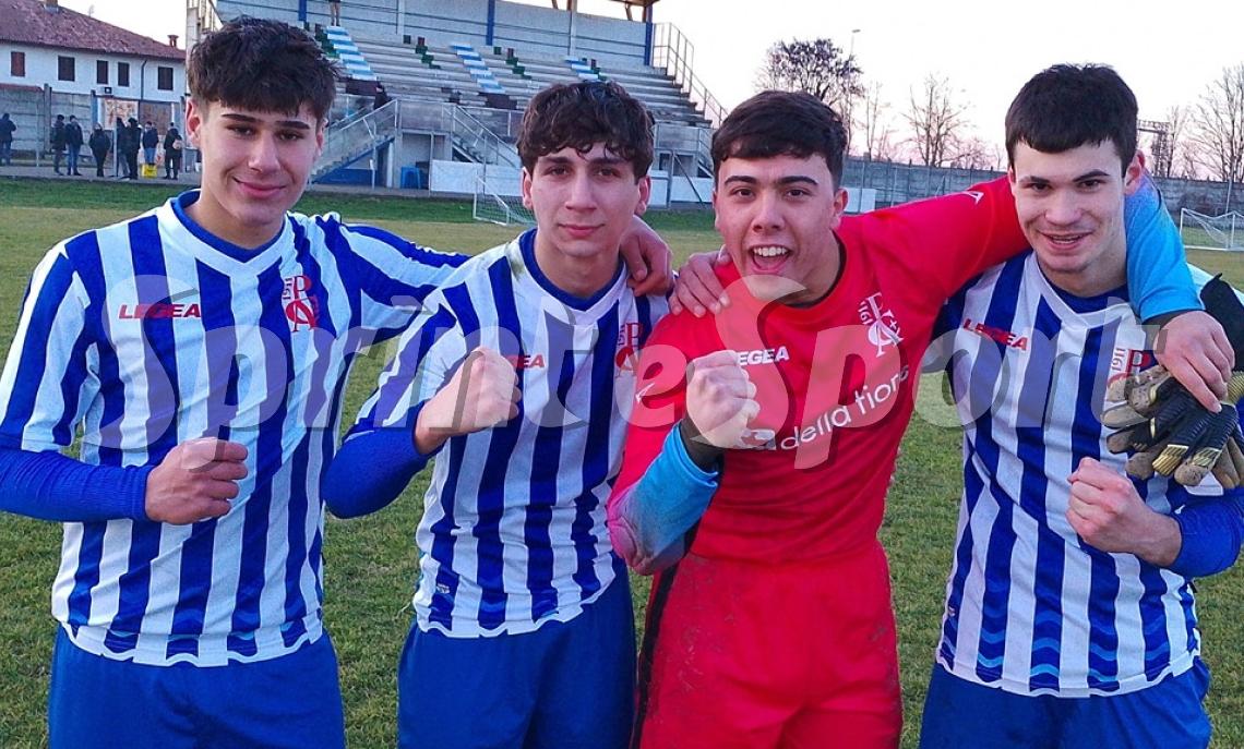 Pavia Under 19 Elite Quaini, Testa, Del Gaudio e Saieva