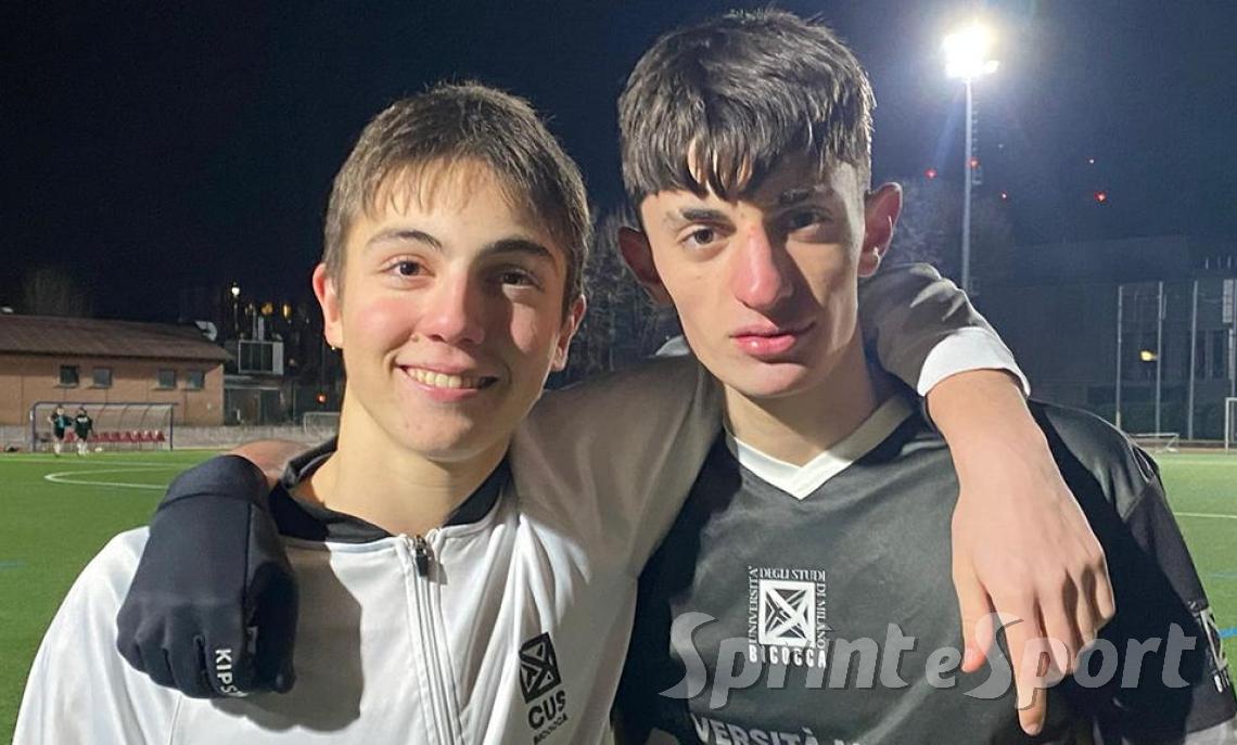 Giacomo Arlati,  Andrea Bello; CUS BICOCCA UNDER 16