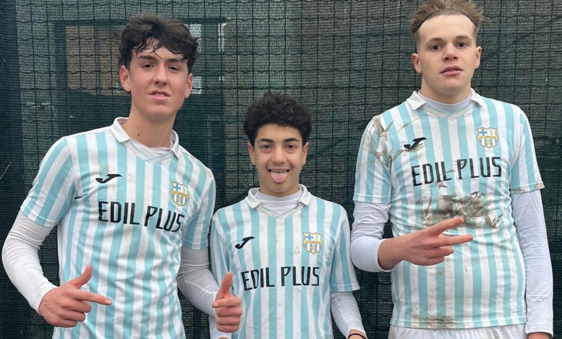 Under 16 Torino, Santena 2014-Garino: 4-3: Luca Mainero, Cristian Castagna, Diego Navone