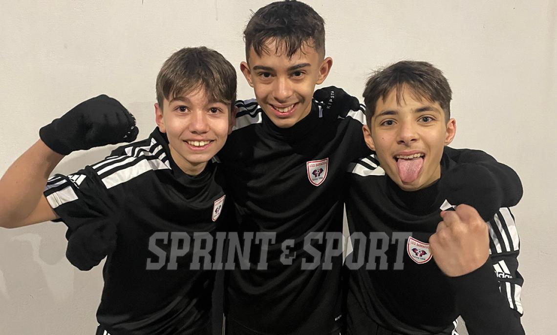 UNDER 14 TORINO: Barracuda-A.Valdocco 4-0, in foto Riccardo Piccoloantonio, Alessandro Esposito e Alessandro D'Uggento