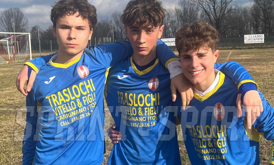 Under 15 Provinciali Pinerolo, Carignano-Orbassano 1-1: Cignetti Petruzza Carlo, Nosenso Simone, Drago Daniele.