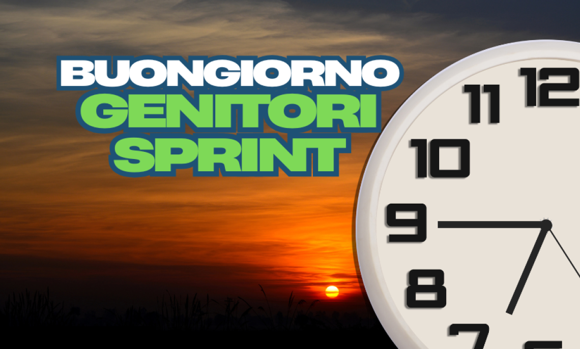 Buongiorno genitori sprint