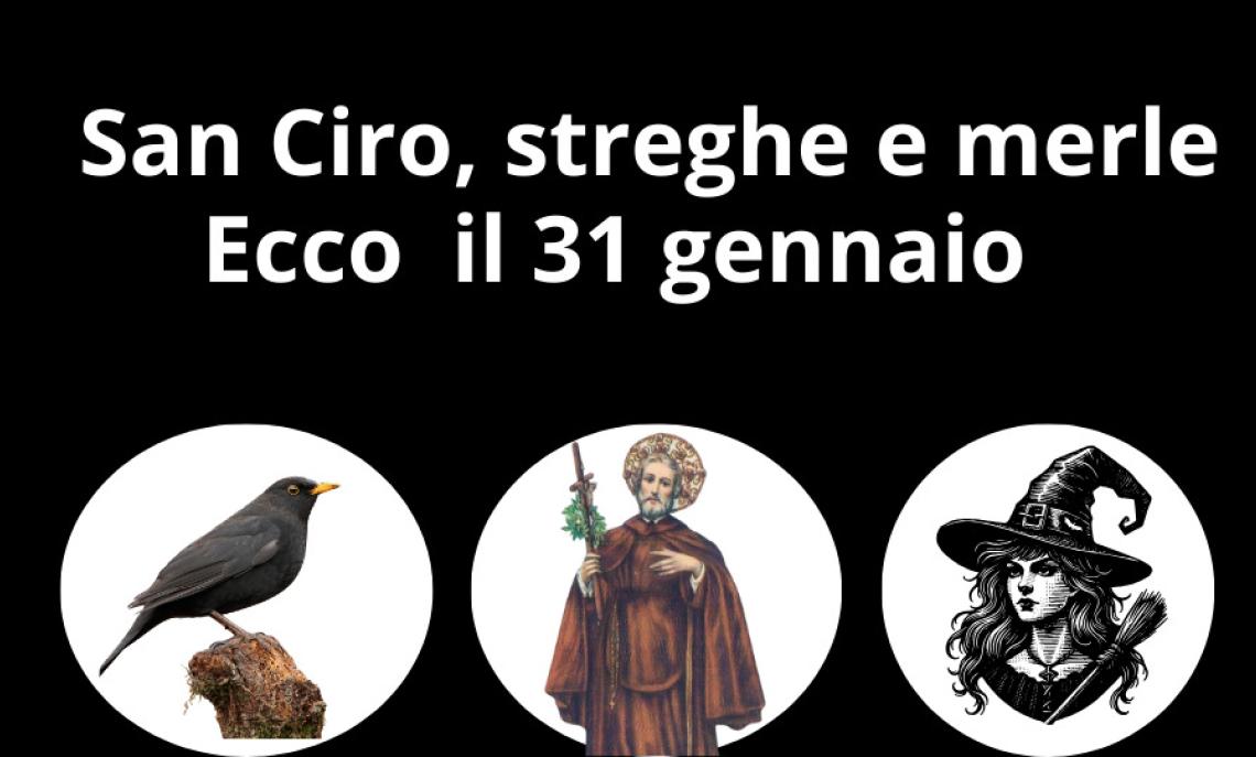 31 gennaio fra santi streghe e merle