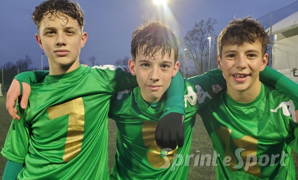 Federico Olivieri, Stefano Bertagnolli e Filippo Musmeci; Orpas Under 14