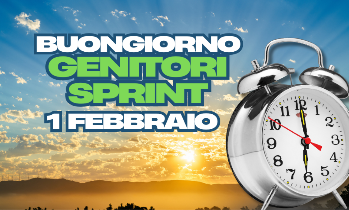 Buongiorno genitori Sprint