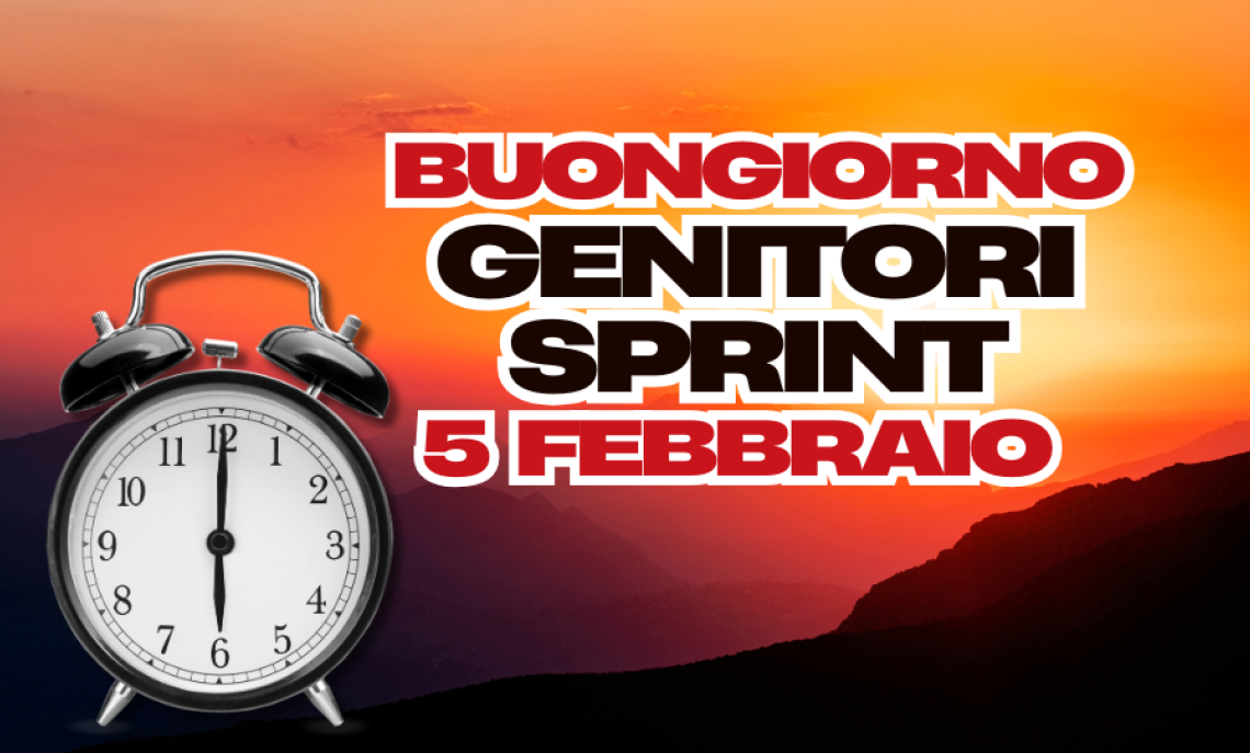Buongiorno genitori Sprint
