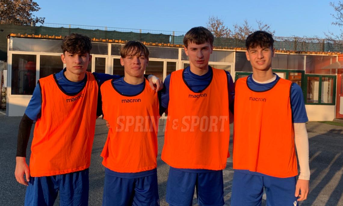 Regionali Piemonte Under 17 e Under 16, Rappresentative: Davide Ferraris, Gabriele Baruffaldi, Matteo Grosso e Alessandro Rizza.