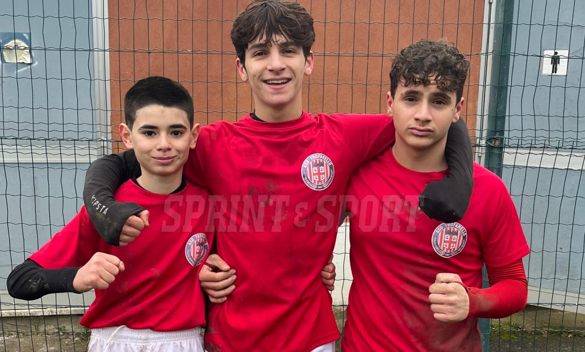 Under 14 Provinciali Torino, Girone C, Duomo Chieri-Trofarello 3-4: Riccardo Geraldi, Achille Saccone e Lorenzo Fracasso