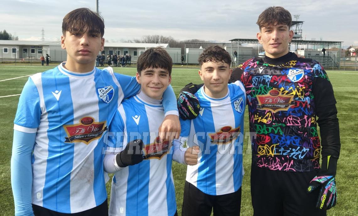 Under 15 • Riccardo Corsini, Emanuele Bergamini, Mattia Garis e Gioele Benevento sono i migliori in campo nella vittoria per 4-1 dell'Alpignano in casa della Volpiano Pianese.