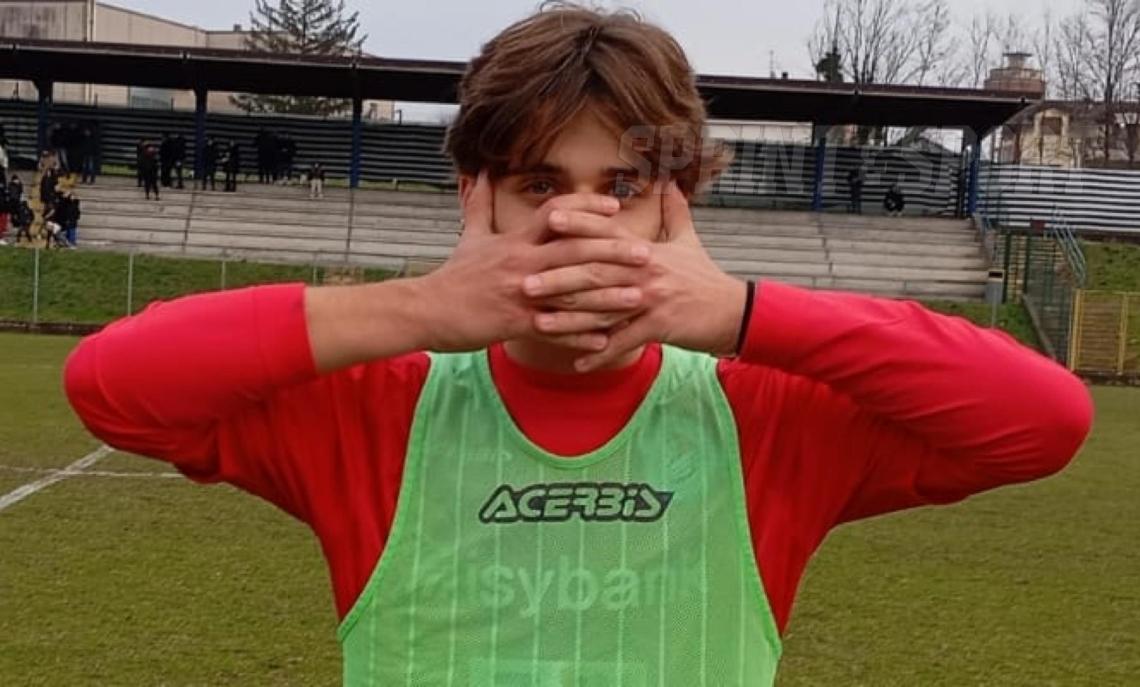 Christian Rinaldi in gol dal dischetto