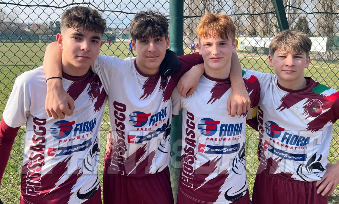 Under 15 Provinciali Pinerolo, Orbassano-Piosasco 1-3:  Vittorio Mauceri, Filippo Uda, Luigi Audisio, Gabriel Trocin