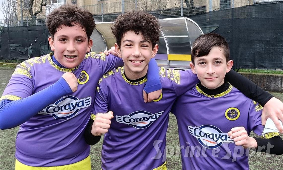 Gabriele Petrucci, Lorenzo Carnovale, Luca Leccese; ESORDIENTI VILLAPIZZONE