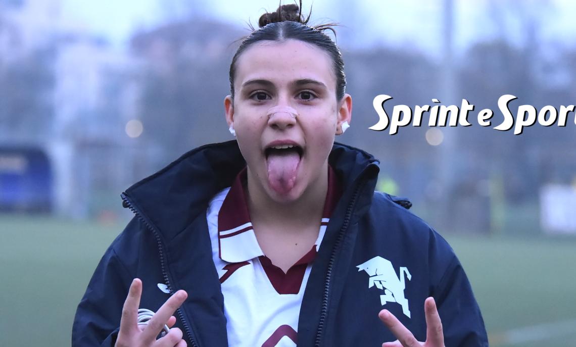 Eccellenza Femminile, Torino-Union Novara: il giudice sportivo conferma l'8-0, in foto: Sara Orlandin, al primo gol in campionato con la maglia del Toro
