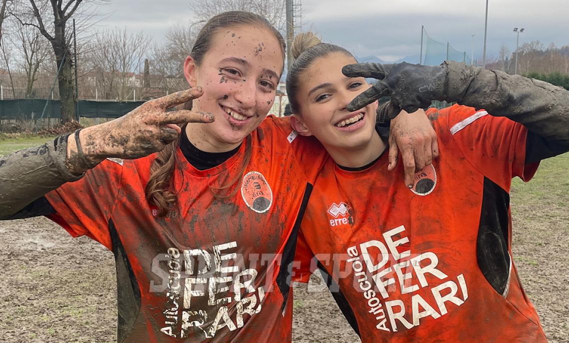 REGIONALI PIEMONTE UNDER 17 FEMMINILE: Aurora-Independiente 1-2, in foto Federica Ferraris e Serena Kali Alice