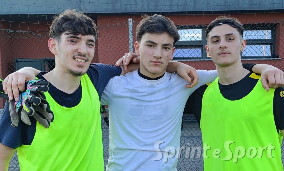 Luis Maloku, Martino Carbone e Francesco Diaco; RAPP U17 MILANO 