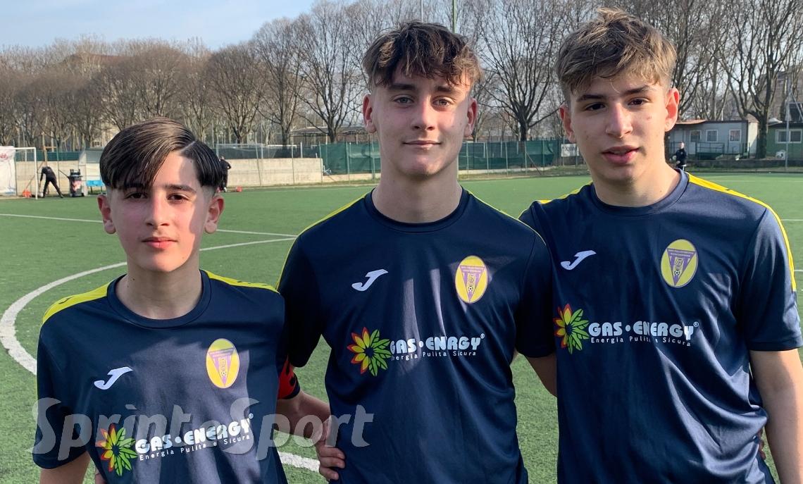 Cristian Pasculli, Christian Bonfiglio, Raffaele De Gregorio Bosconerese Under 14