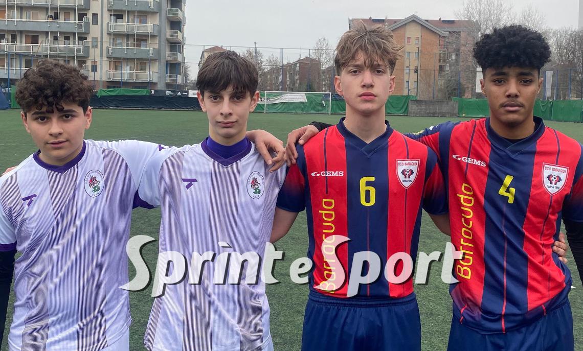 Barracuda San Giorgio To 2-2 Under 15 Provinciali Piemonte, i protagonisti: Toffanin Edoardo, Giuntoli Davide, Pierro Federico e Id Mouida Choiaib