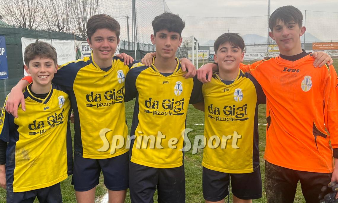 Under 14 Provinciali Pinerolo, Rivese-Roletto 0-2:  Luca Ferla, Luca Iasevoli, Lorenzo Pirolo, Stefano Griotto, Federico Ferrero.