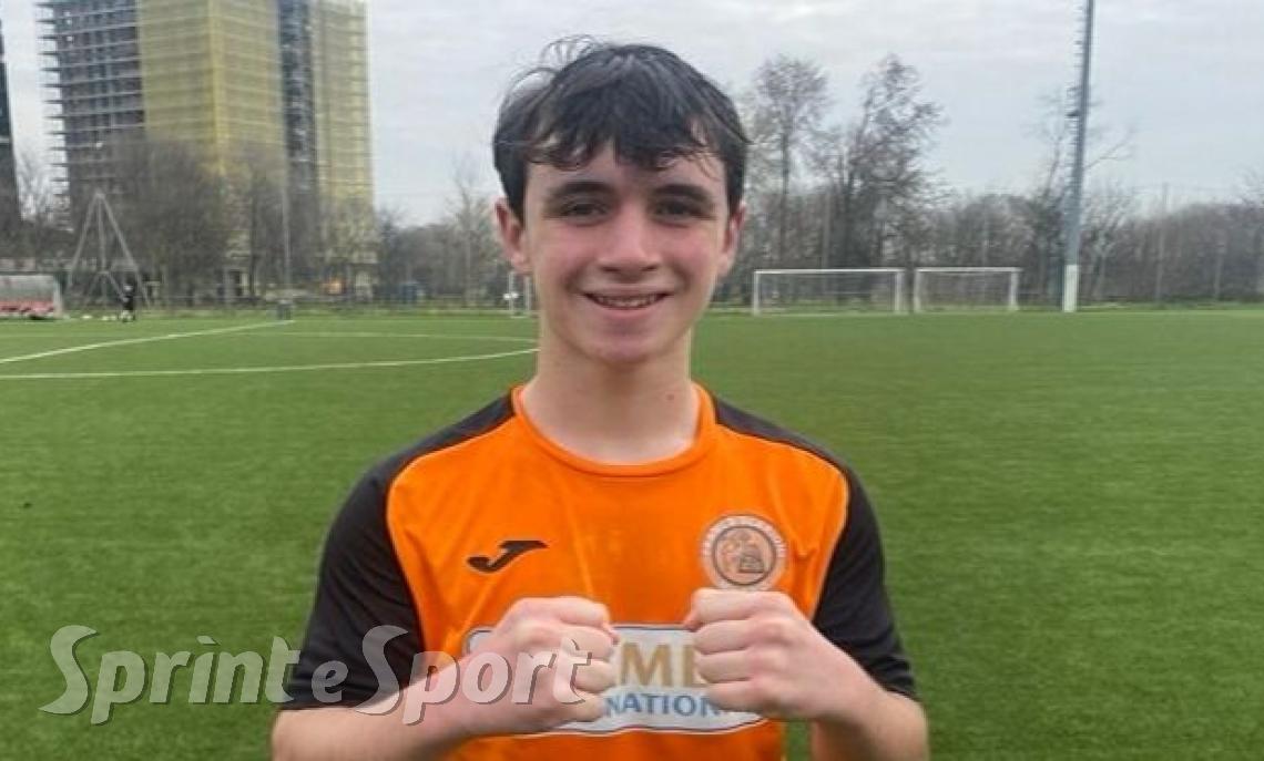 Davide Giuranna, autore del gol vittoria