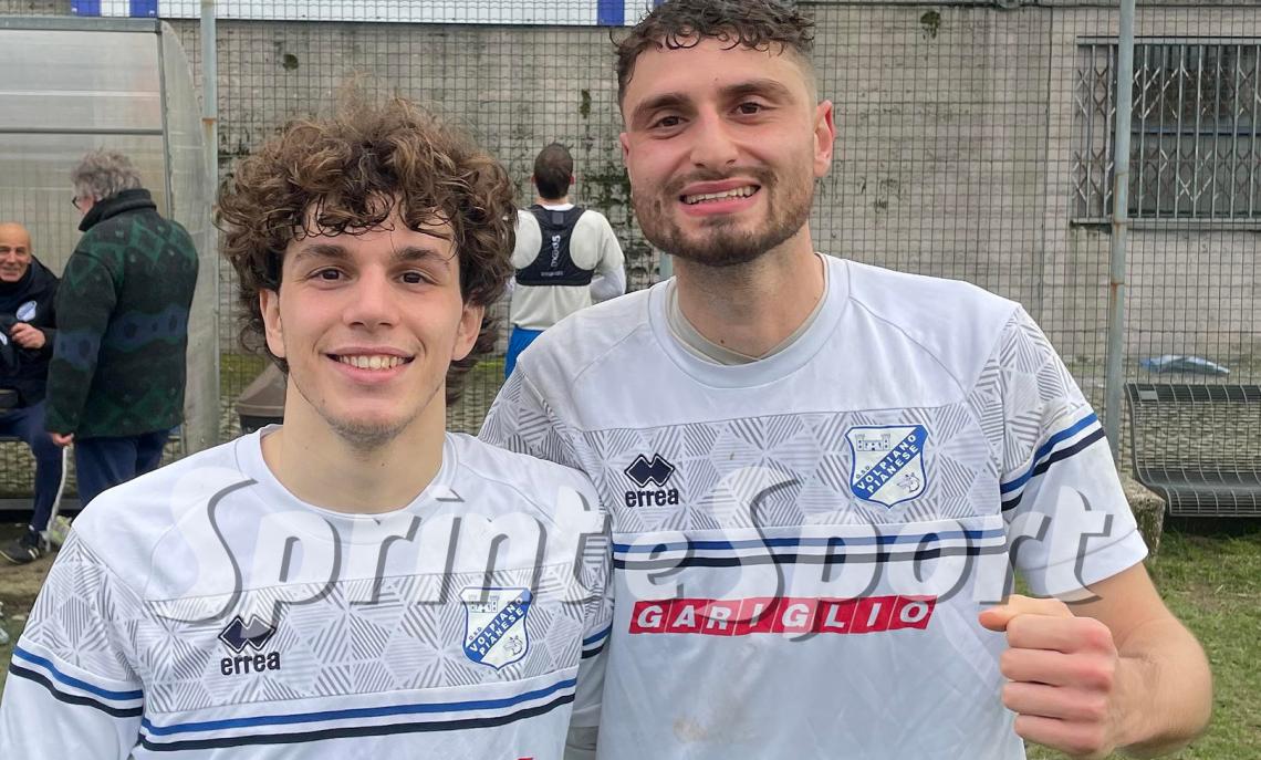 Eccellenza Piemonte, Volpiano Pianese - Pro Eureka 2-1 Gabriele Shtjefni e Andrea Bianco, protagonisti del 2-1 in rimonta che tiene viva la lotta playoff
