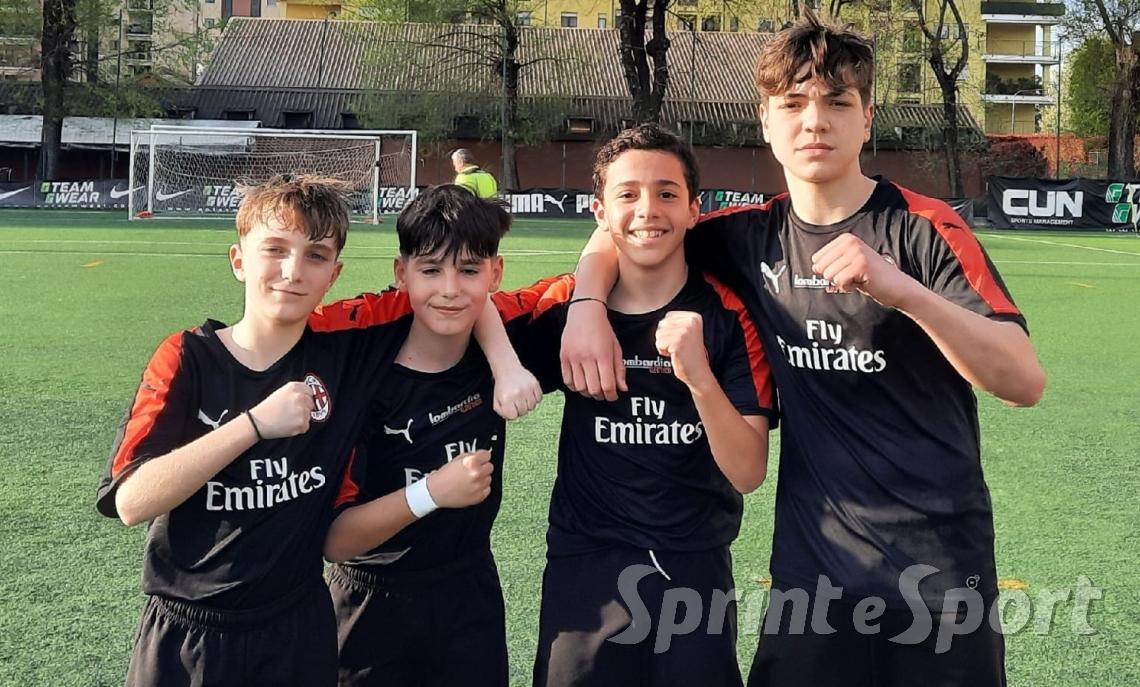 Domenico Orofino, Rayan Fierza, Edoardo Ronca, Massimo Galuppo &bull; ESORDIENTI