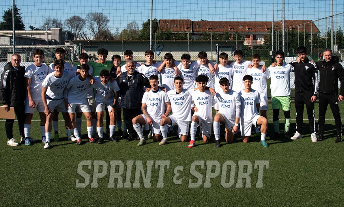 Under 17, Regionali Piemonta, festa Chisola per primato in campionato e compleanno dirigente storico
