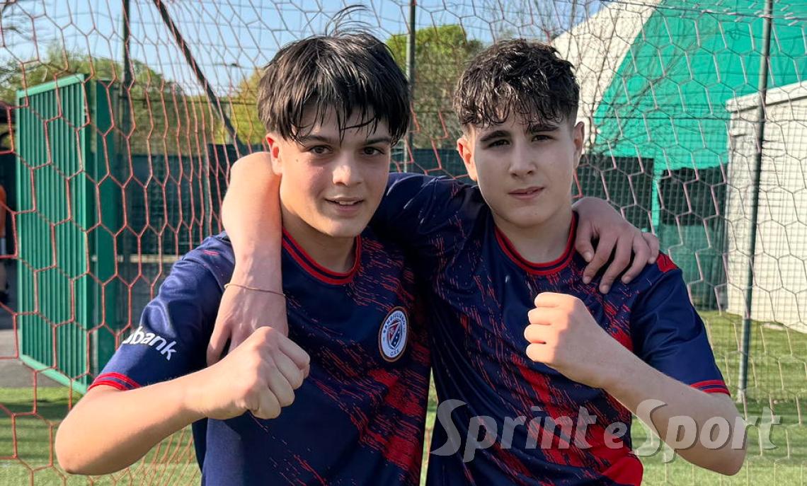 Gabriele Poggi e Mattia Pirisi; SANGIULIANO CVS UNDER 14