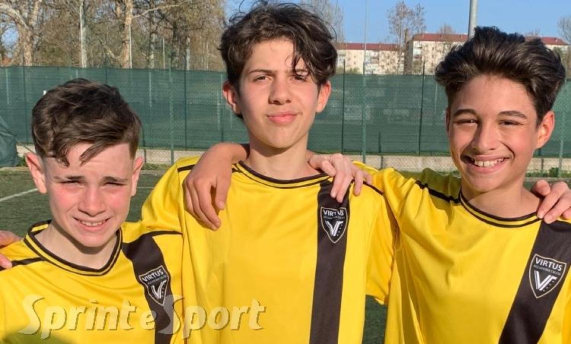 Christian Lupascu, Giuseppe Maringo, Dennis Milano  Virtus Accademia Under 14 