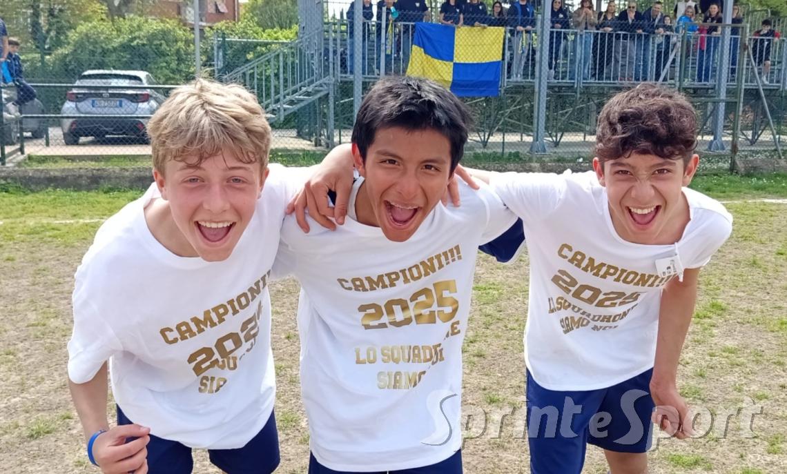 ESORDIENTI • Michele Camasta, Miguel Flores Gomez e Christian Giometti
