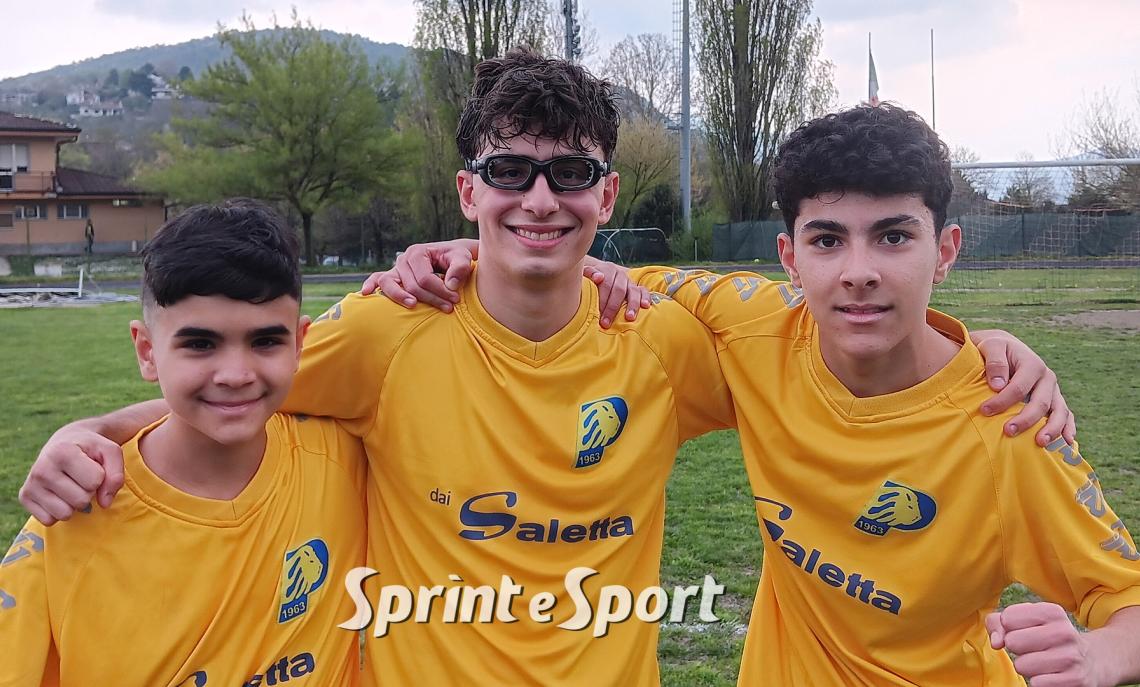 Under 14 Torino Provinciali Aviglianese-Paradiso 0-2: I protagonisti del big match Simone Cassano, Lorenzo Gagna e Simone Ruggia