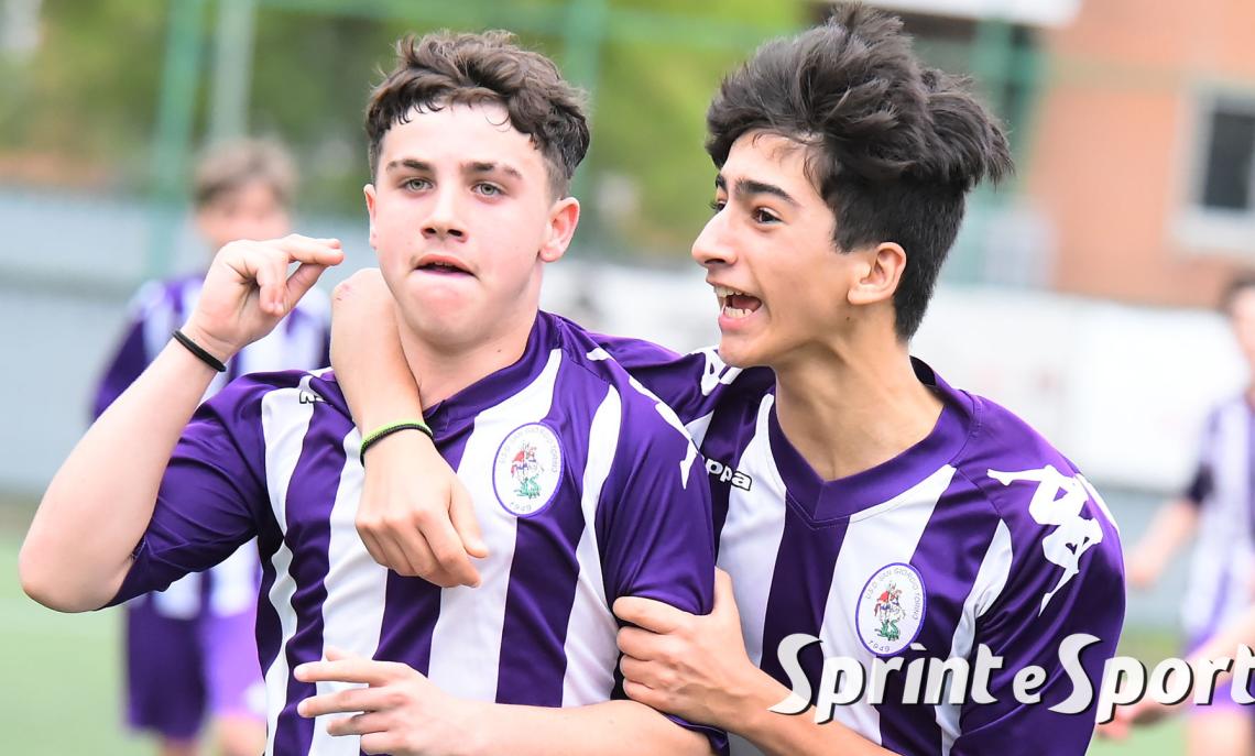 Under 14 Provinciali Piemonte Torino, San Giorgio To Mirafiori 2-0, in foto: Claudio Bernardello e Simone Carena (foto Cassarà)