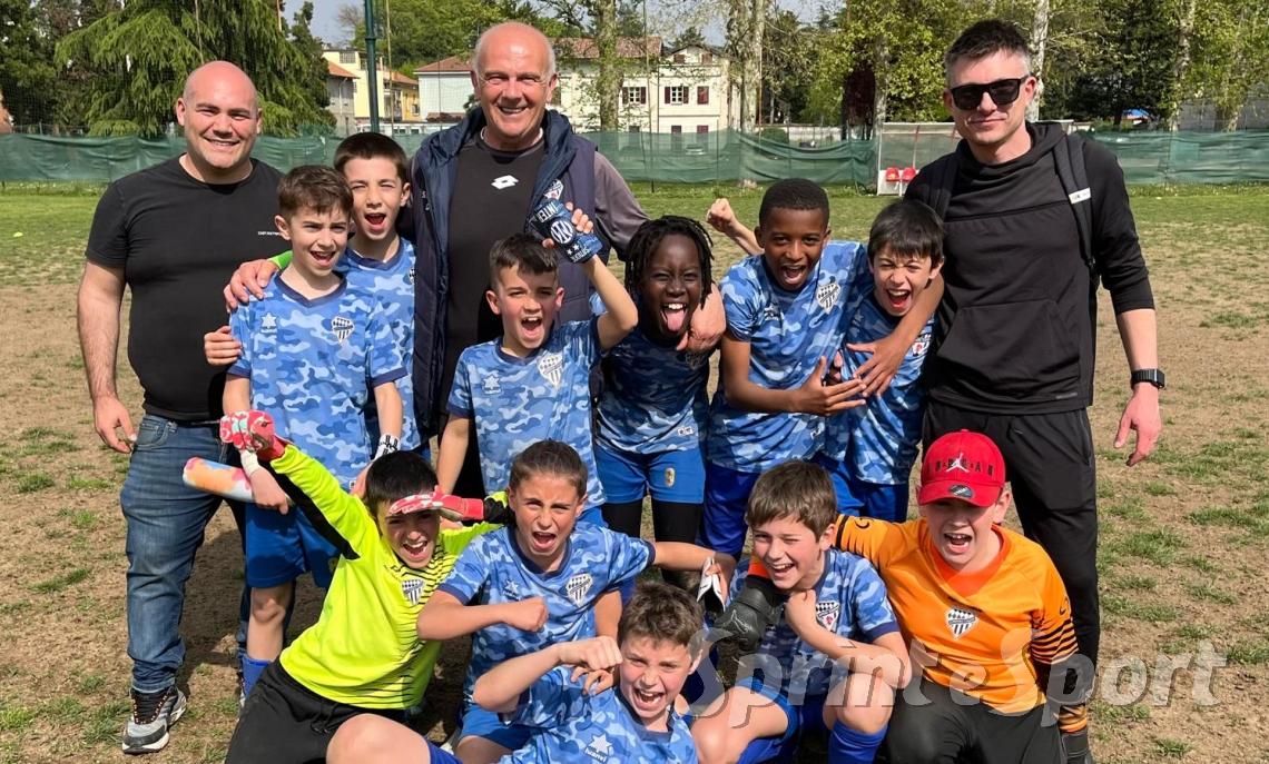 L'esultanza dei pulcini della Suprema 