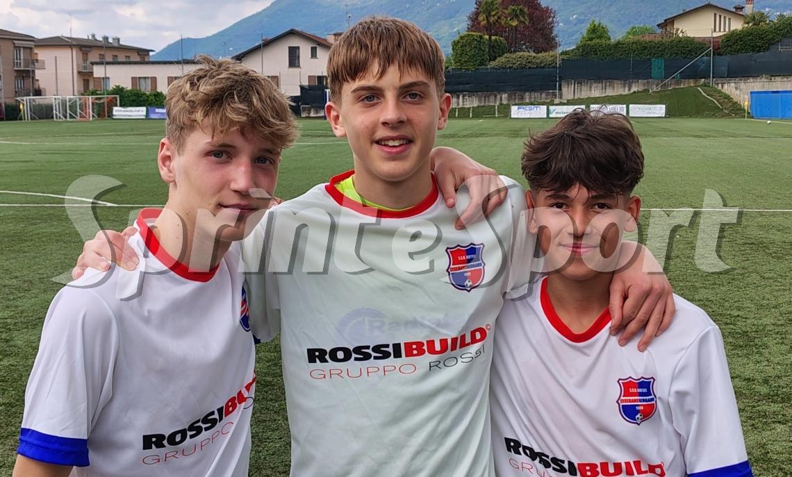 BRESCIANI, FERRARI E FERREL, VIRTUSCISERANO BERGAMO UNDER 15
