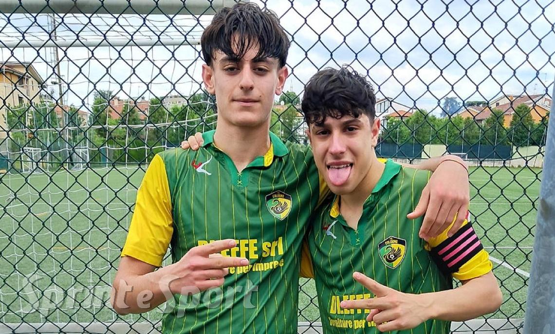 Popa e capitan Caglioni; UNDER 17 COLOGNO