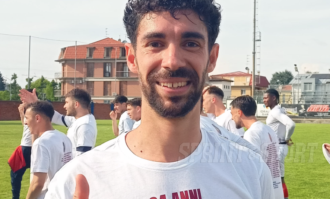 Eccellenza: 24 anni dopo una cavalcata da sogno per un traguardo prestigioso: la ValenzanaMado torna in Serie D! In foto Spiano