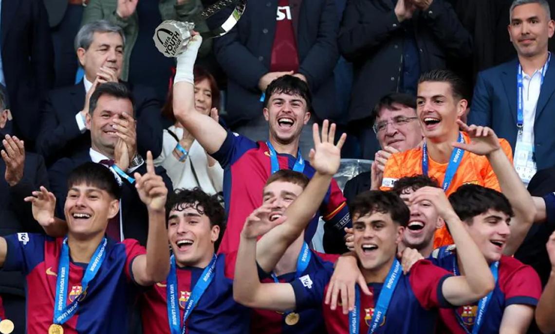 Barcellona trionfa nella Youth League: un poker che fa storia