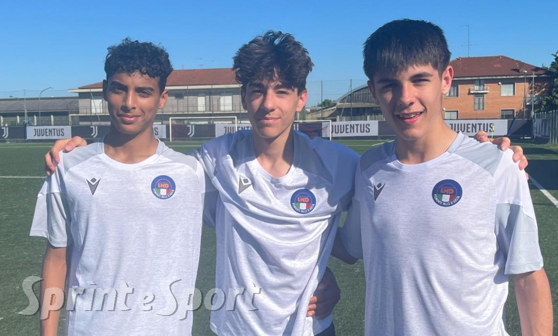 Torneo delle Province Under 14 CD Pinerolo - CD Ivrea 4-1: Zakaria Mamor, Nikolas Biamino e Jona Danna