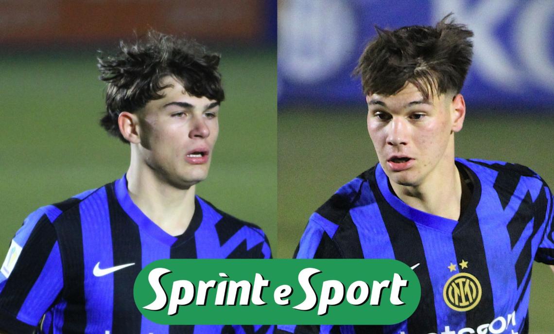 Mattia Mosconi e Luka Topalovic; INTER PRIMAVERA
