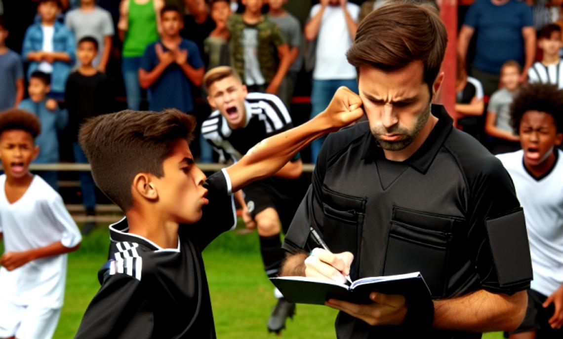 Tredicenne tira pugno all'arbitro, sospeso big match di calcio giovanile