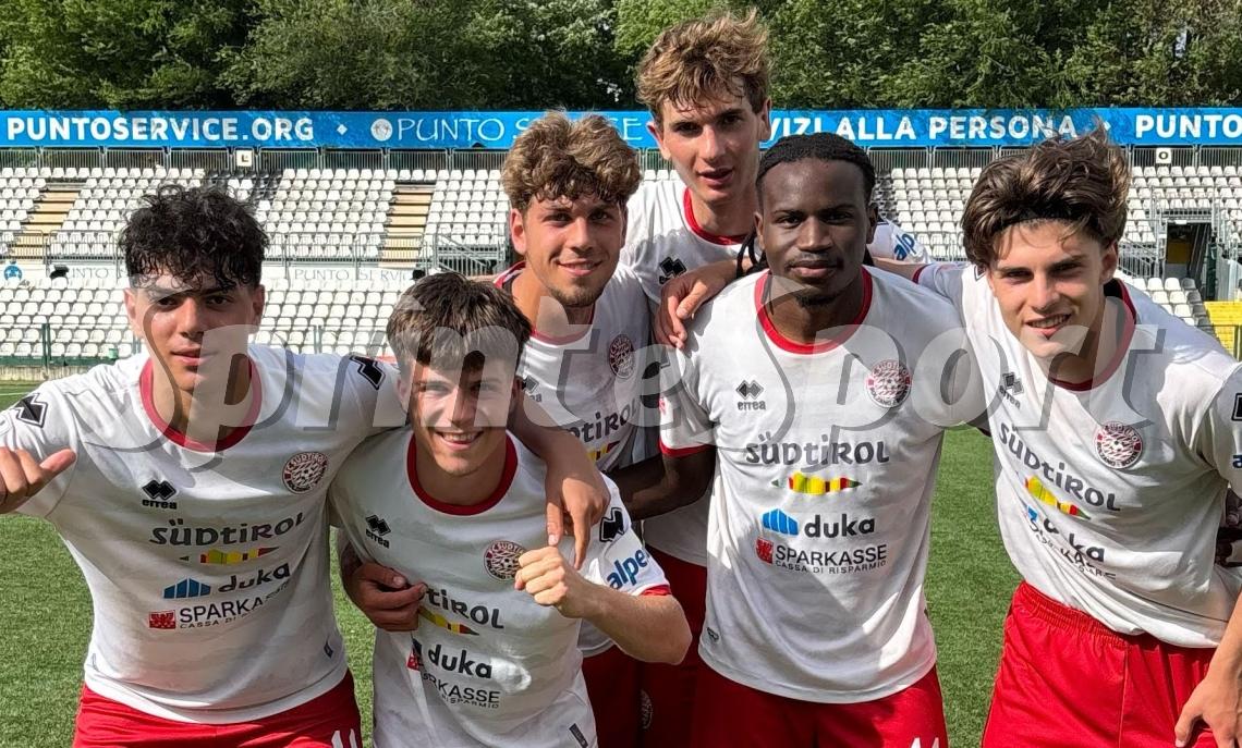 Brik  Dhirar, Mahlknecht Felix, Testa Simone, Rottensteiner Benedikt, Ndogue Frederik, Halili Renato, Sudtirol, Primavera 2