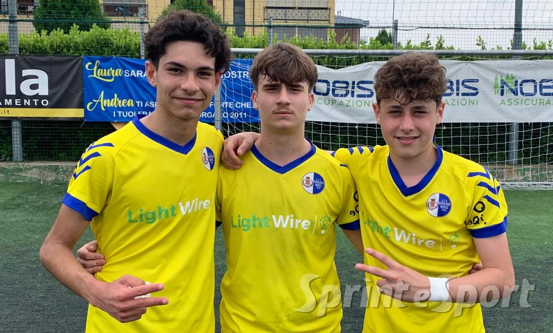 Mattia Serra, Samuele Amendola, Cristian Cammarota Borgaro-Torrazza 6-2 Under 15