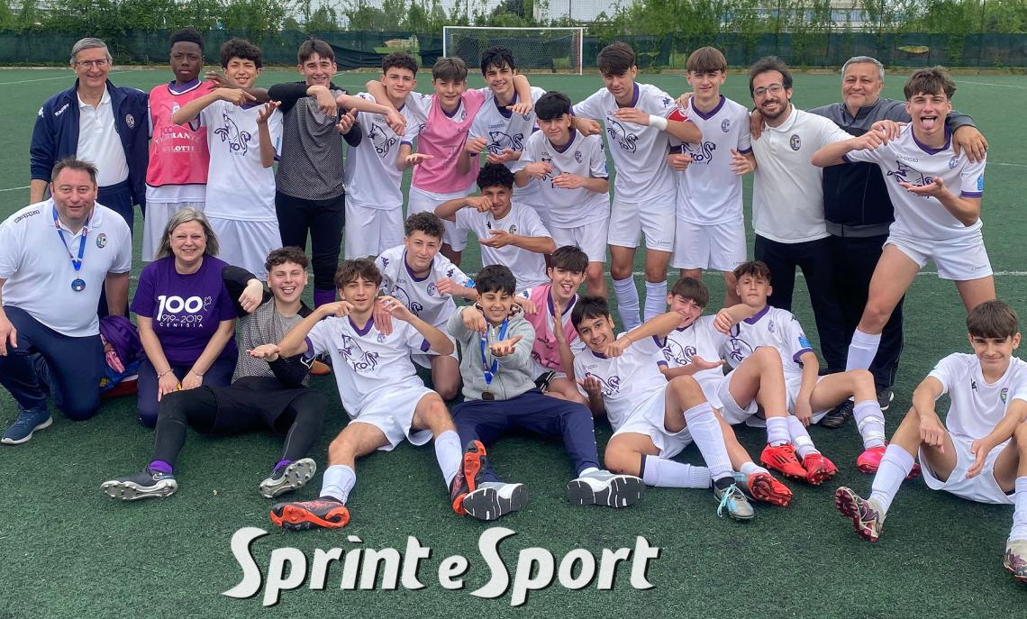 Under 15 Provinciali Piemonte, semifinali final four, Barcanova-Virtus Cenisia 2-2, 7-8 ai calci di rigore, la festa della Virtus