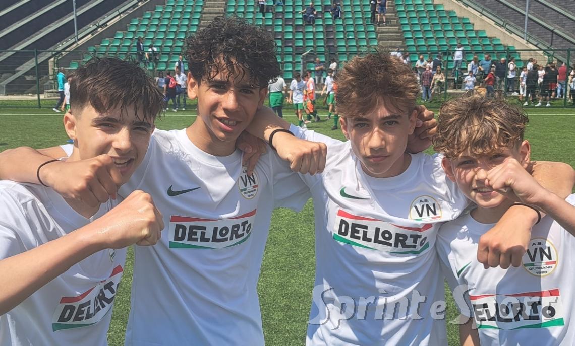 UNDER 14 VIS NOVA • Gabriel Serio, Riccardo Maugeri, Simone Zaccara e Mattia Bavara