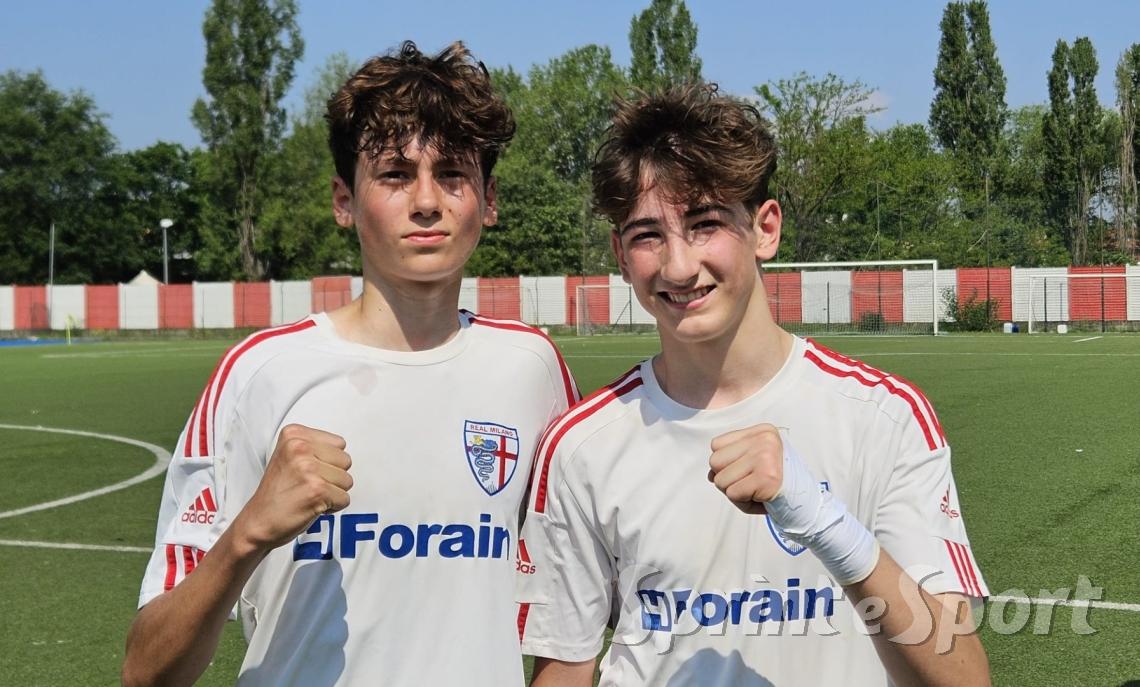 RICCARDO DAMIANI E ALESSANDRO MESSINA • REAL MILANO UNDER 15