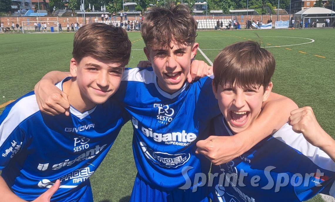 UNDER 14 PRO SESTO • Pietro Lombardi, Matteo Arioli e Alessandro Ravalli