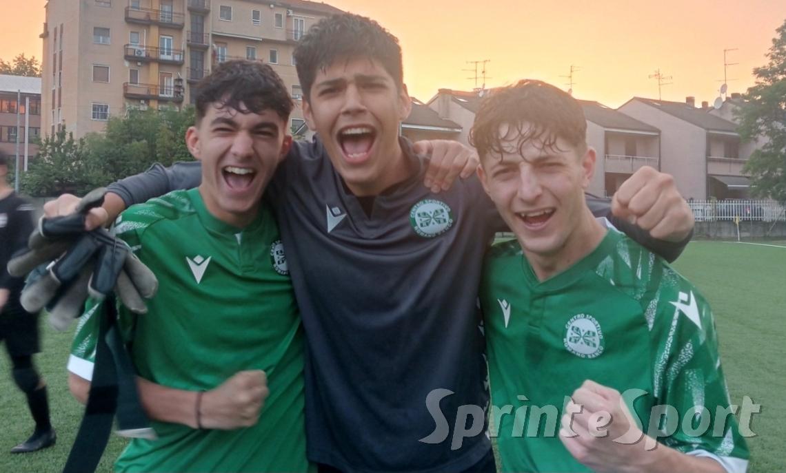 Gabriele Diaferia, Alexander Lembo e Matteo Gallotti; ROMANO BANCO UNDER 17