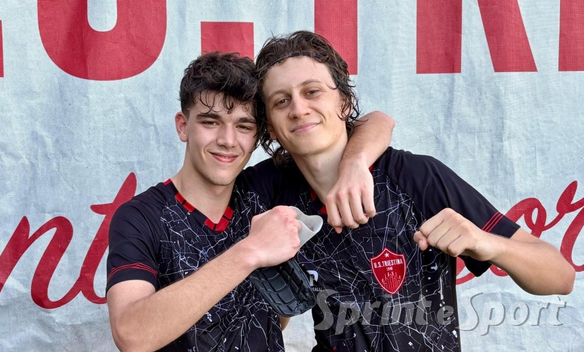 Filippo Mera e Alberto Gianola della Triestina 1946