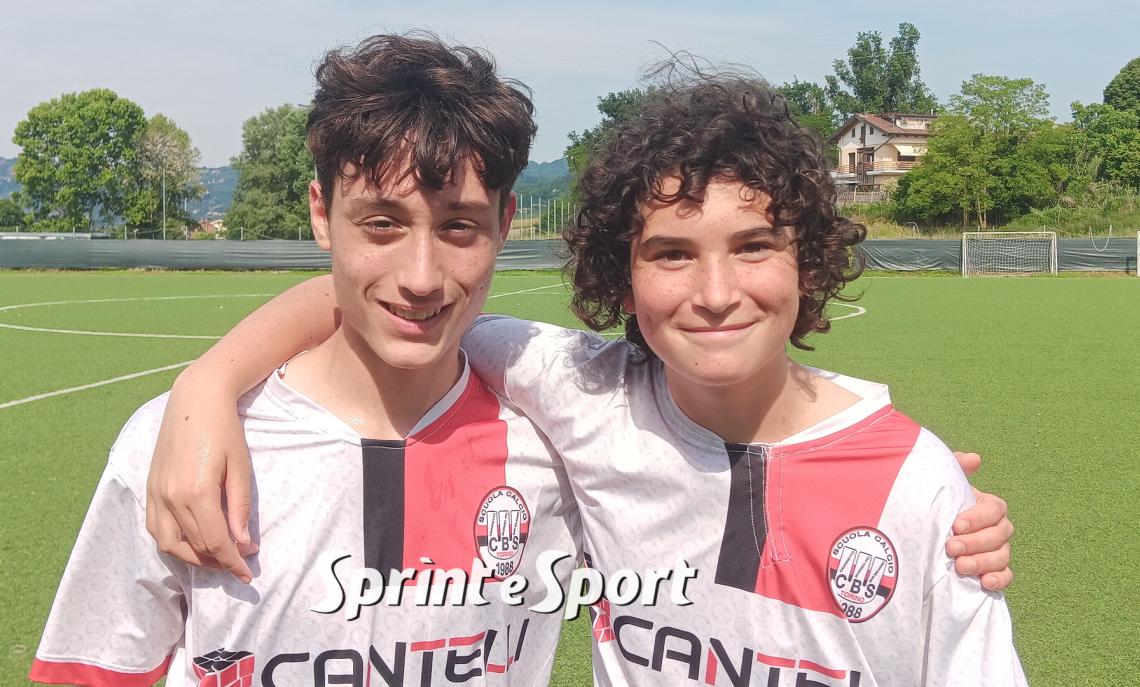 Titolo Provinciale Under 14 Torino Gassino-CBS 01: i due rossoneri migliori in campo Alberto Capello e Lorenzo Viecca