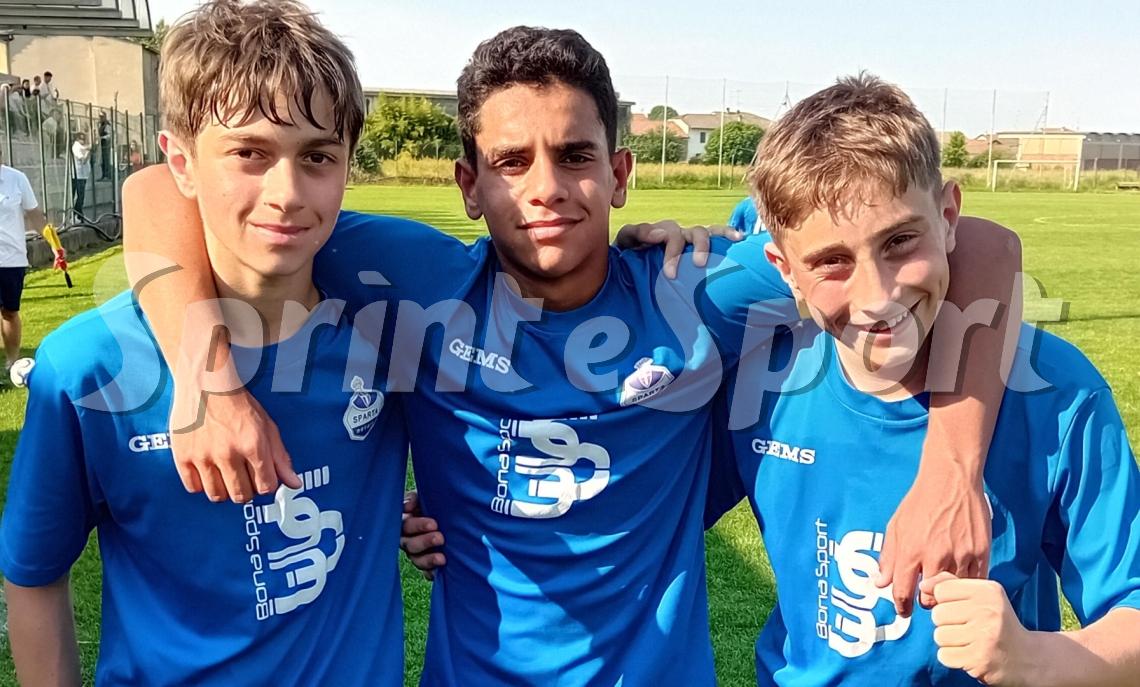 DIAVOLETTI-SPARTA NOVARA UNDER 14 - LORENZO AVENIA OMAR SULEIMAN ALESSANDRO FAVA PIZ