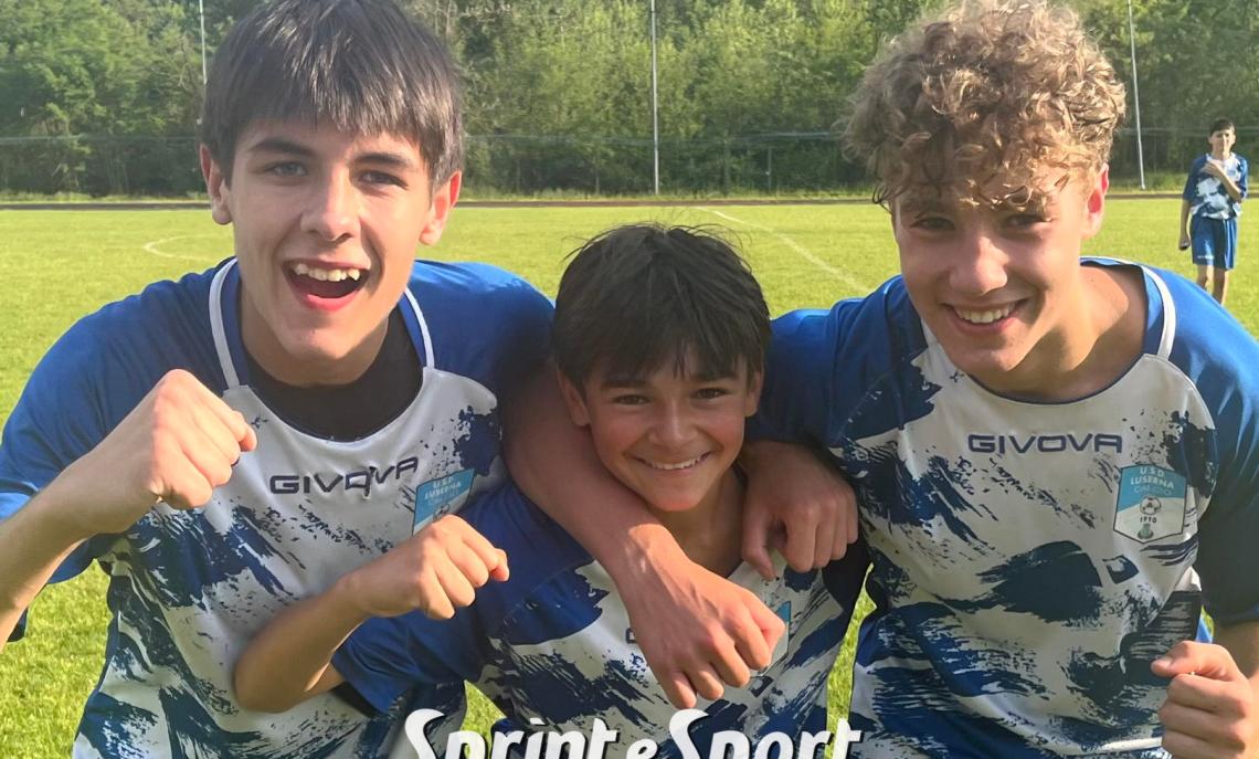 Under 14 Play Off Luserna-Infernotto 1-0: Jona Danna, Mattia Carone e Christian Stallè